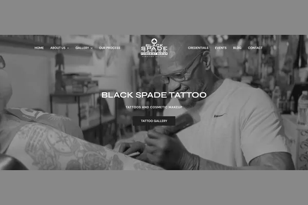 Black Spade Tattoo